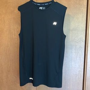 GUC Adult’s black sleeveless athletic shirt - size S